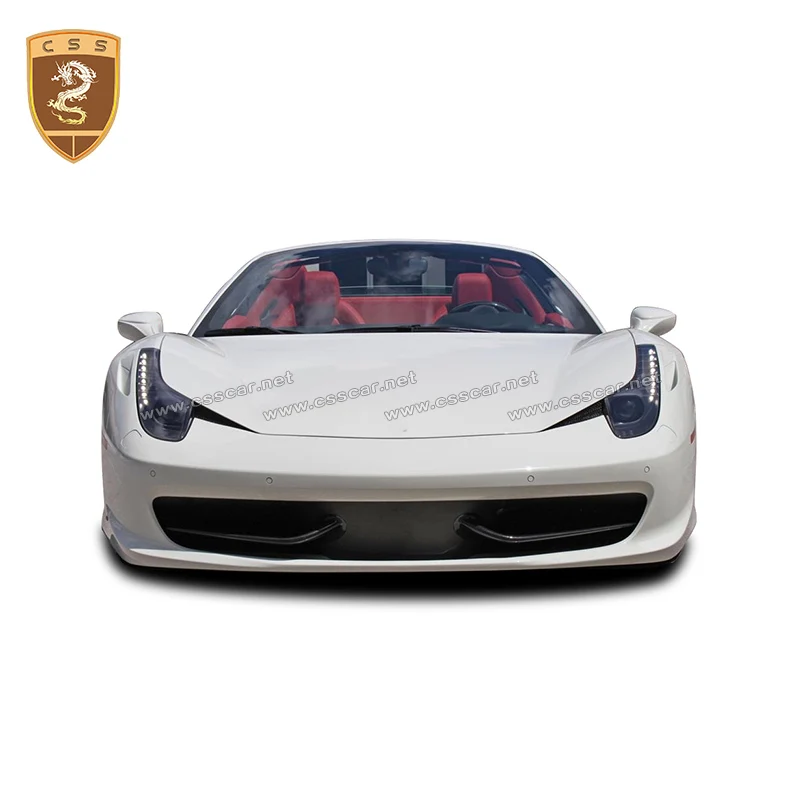 2 pcs Carbon Fiber front bumper For Ferrari 458 Front wings 2011-2013 | Автомобили и мотоциклы