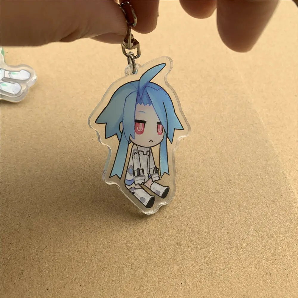 Акриловый брелок для ключей Hyperdimension Neptunia Noire Neptune Blanc 6 см|Реквизит костюмов| |