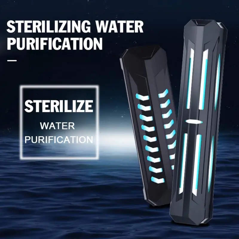 УФ стерилизатор для аквариума погружная лампа чистки пруда и бактерицидная