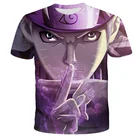 Футболка модная детская с 3D принтом анимации летняя Уличная Повседневная Спортивная футболка с коротким рукавом