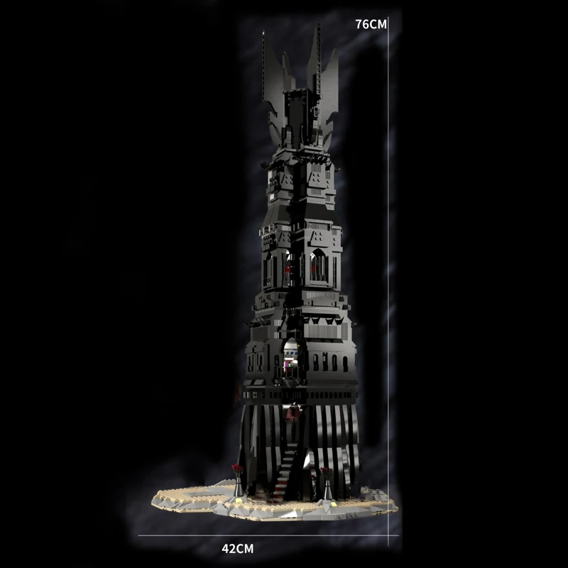 

IN STOCK Movie Series The Tower of Orthanc 112501 4059Pcs Building Blocks Bricks Educational Toys Birthday Boy Gifts 16010 10237