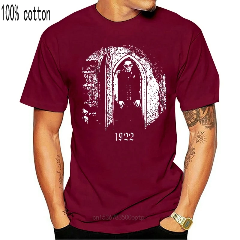 2019 печатная Мужская футболка Детская Хлопковая с короткими рукавами и Nosferatu