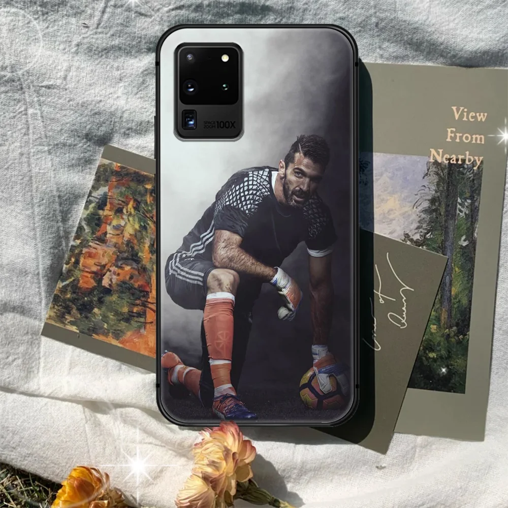 

goalkeeper Gianluigi Buffon Phone Case Cover Hull For Samsung Galaxy S 7 8 9 10 e 20 FE edge uitra plus Note 9 10 20 black Cell