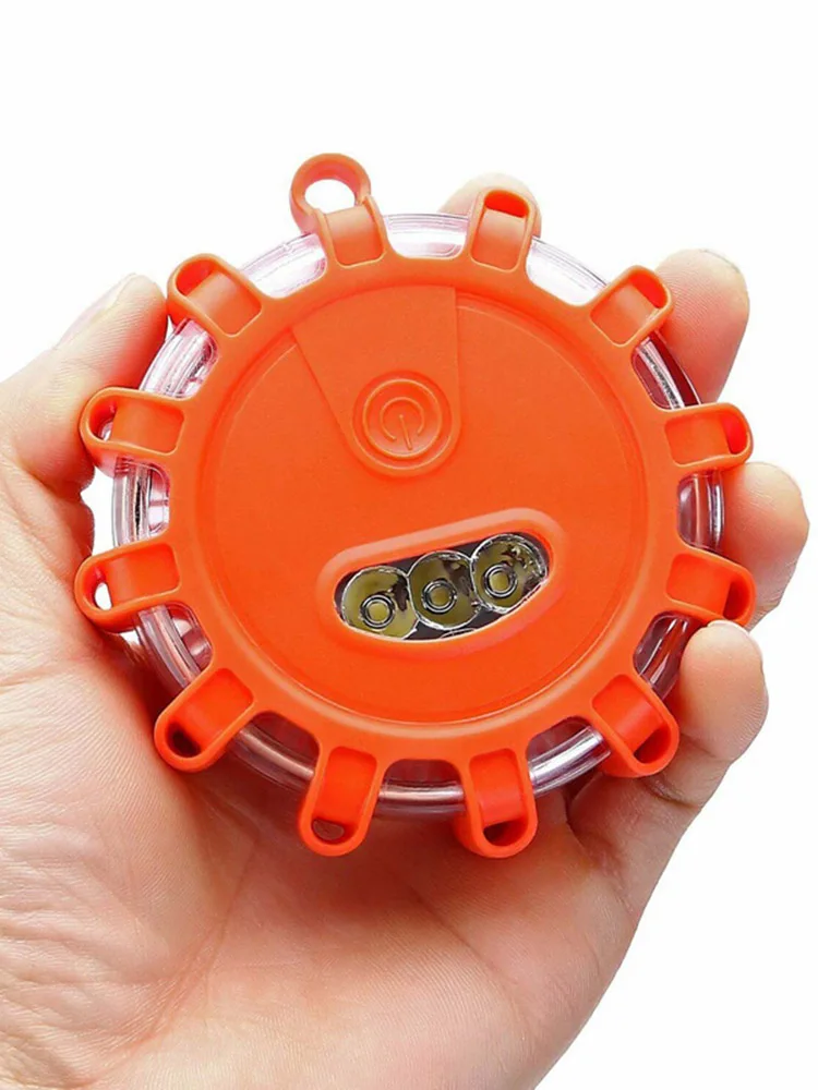 

2021 New 1Set LED Road Flares Emergency Disc Safety Light Flashing Roadside Beacon Warning Emergency Disc Safety Light