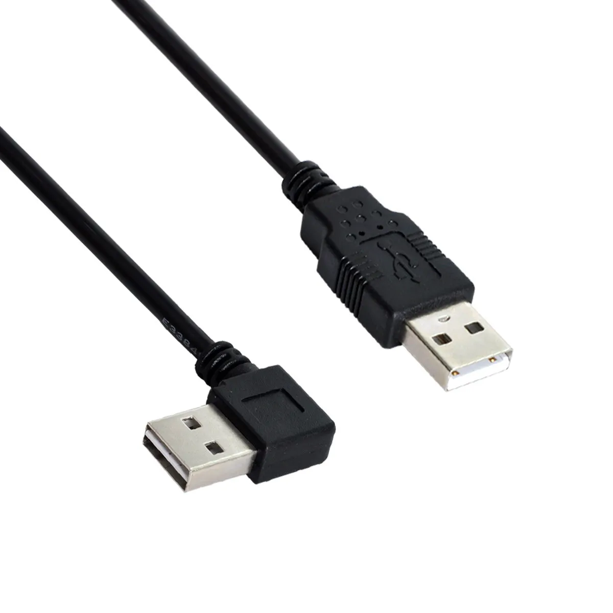 Кабель передачи данных Cablecc CY 100 см USB 2 0 штекер двусторонний дизайн левый и правый