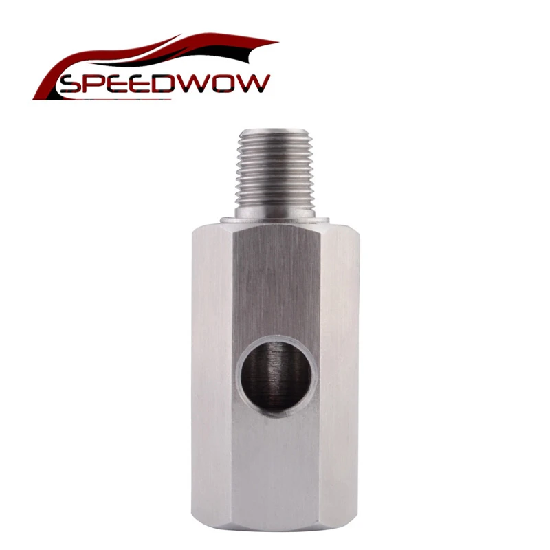 

SPEEDWOW 1/8" NPT Oil Pressure Sensor Tee to NPT Adapter Turbo Supply Feed Line Gauge