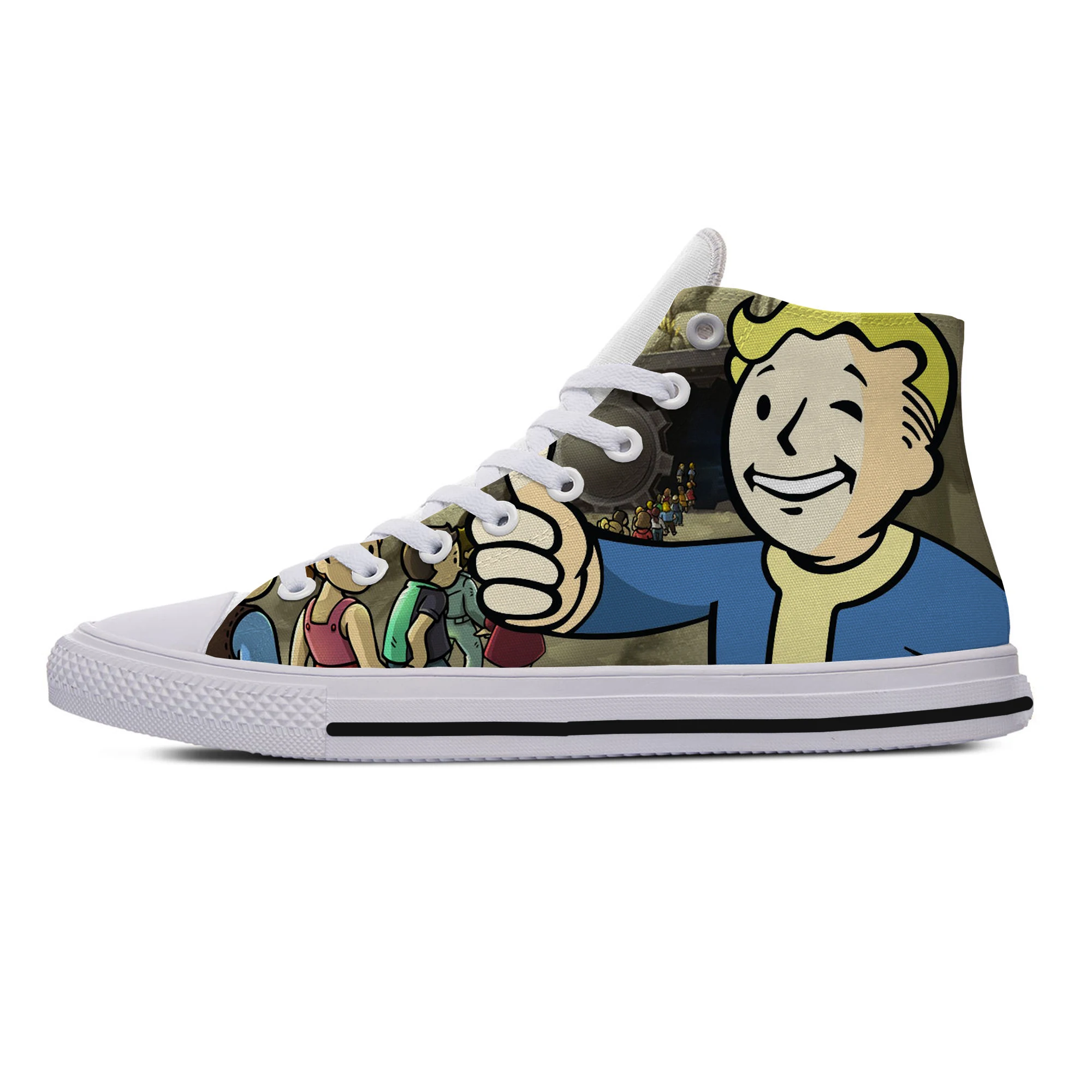 Фото New Most Popular Fallout Finger 4 Tide Shoes Men Women 3D Print Novelty Funny Lightweight Breathable Comfortable Canvas Обувь New Most Popular Fallout Finger 4 Tide Shoes Men Women 3D Print Novelty Funny Lightweight Breathable Comfortable Canvas Обувь