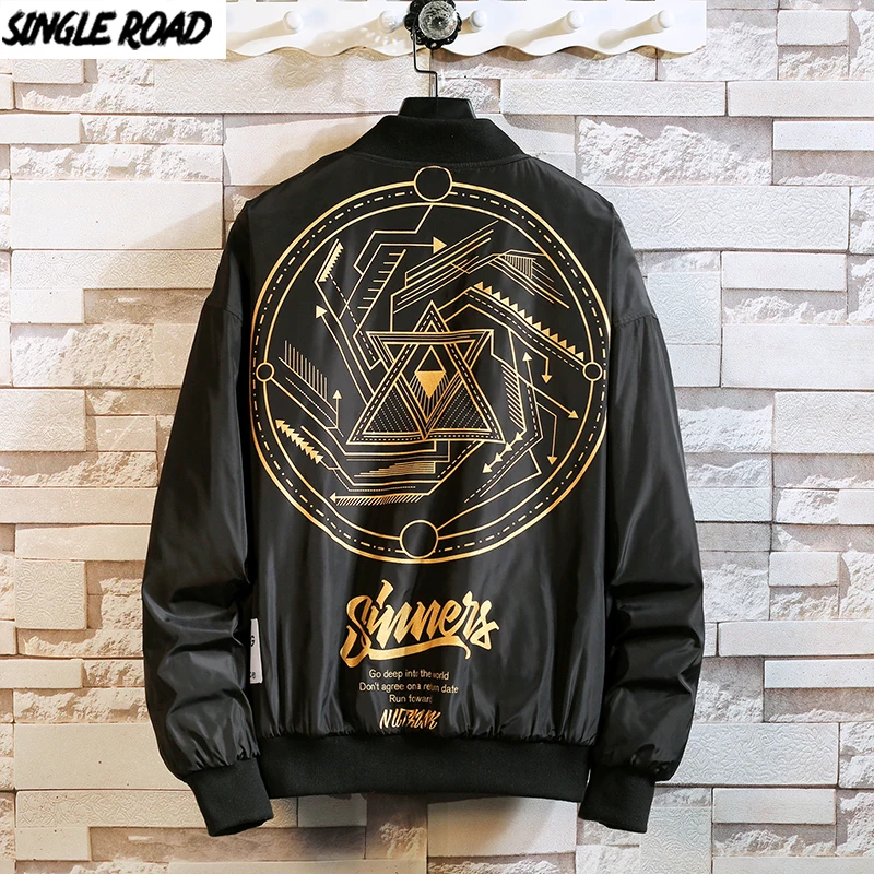 Мужская зимняя ветровка в стиле хип хоп|Мужские куртки| |