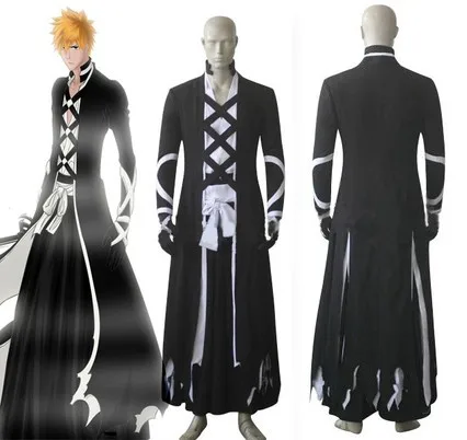 Отбеливающий костюм для косплея Kurosaki Ichigo Fullbring новый дизайн Bankai | Тематическая