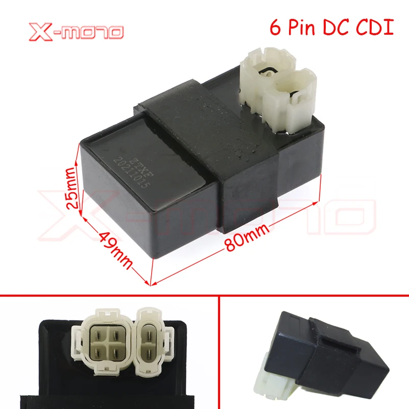 4/5/6 Pin AC/DC CDI Коробка зажигания для мотоцикла GY6 CG воспламенитель 50cc 60cc 80cc 100cc 125cc 150cc