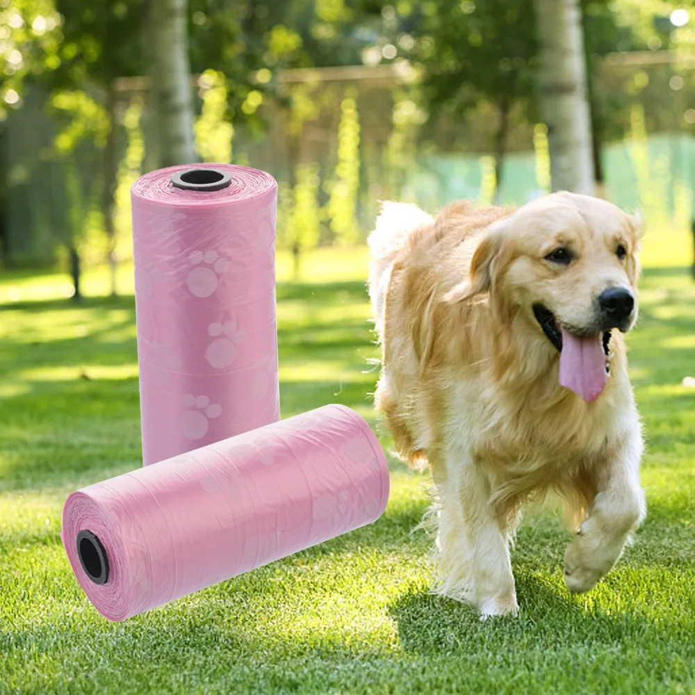 

10 Rolls Dog Poop Bags For Dogs Cat Degradable Plastic Pet Dog Poop Bag Toilet Clean Up Outdoor Waste Garbage Cleaning Bag