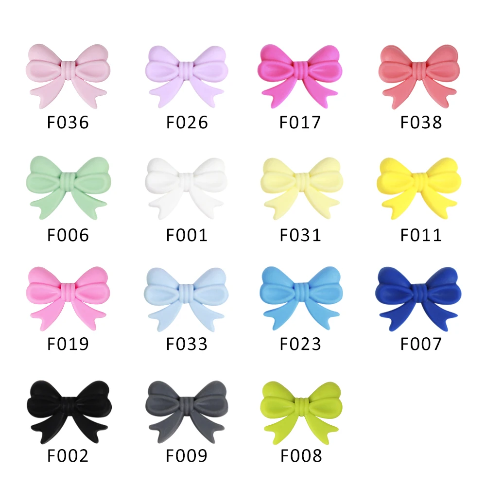 20 штук мультфильм силиконовых шариков не содержащих бисфенола а с галстуком