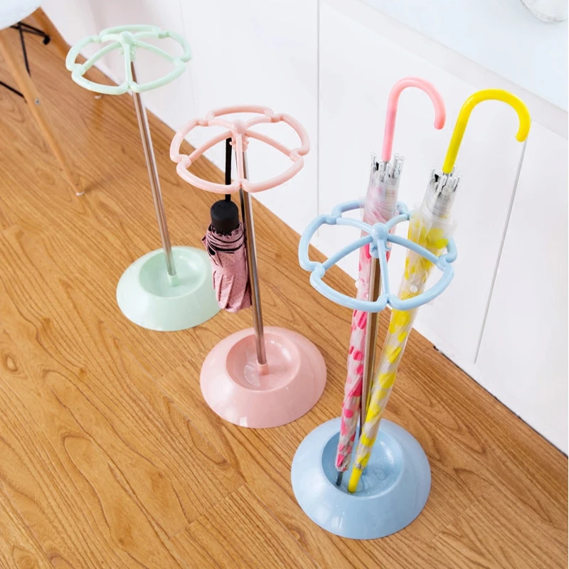 Бытовая напольная Стоковая стойка с четырьмя отверстиями для слива зонта