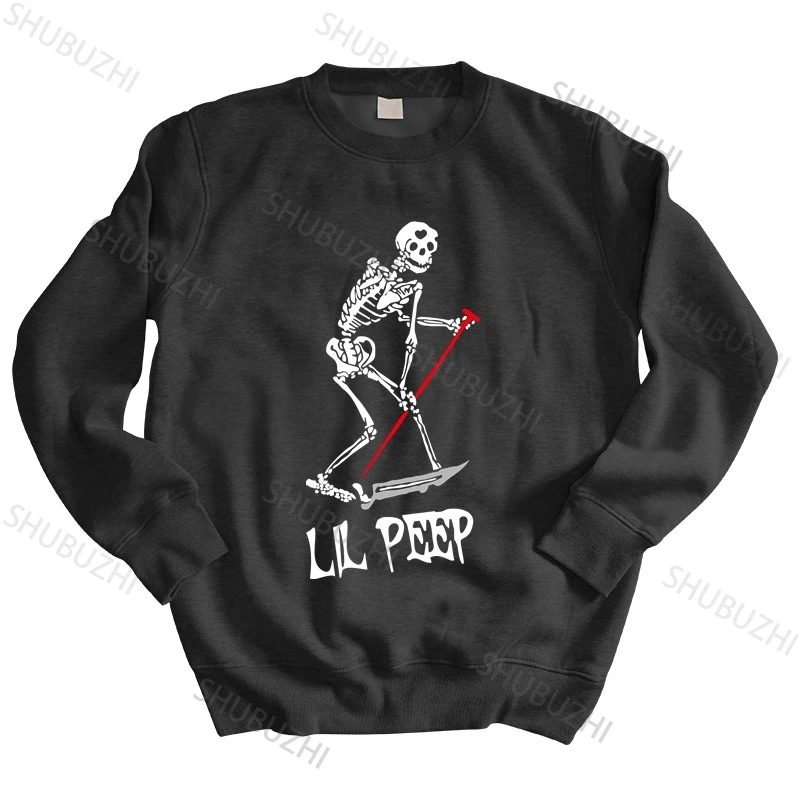 

Мужская Осенняя толстовка, черная толстовка с капюшоном, мужские брендовые топы в тонком стиле с рисунком по мотивам LIL PEEP SCHEMAPOSSE TOUR Sky XAN