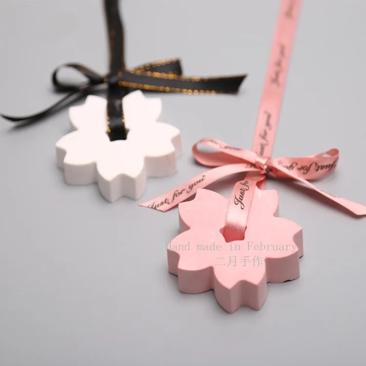 Handmade Soap Molds DIY Aromatherapy Wax Gypsum Mould Cherry Blossom | Дом и сад
