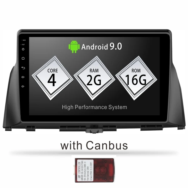 Dinpei Android 9,0 автомобильный dvd-плеер gps навигация Мультимедиа для KIA Optima K5 радио MP5 wifi Carplay Android авто - Цвет: With Canbus