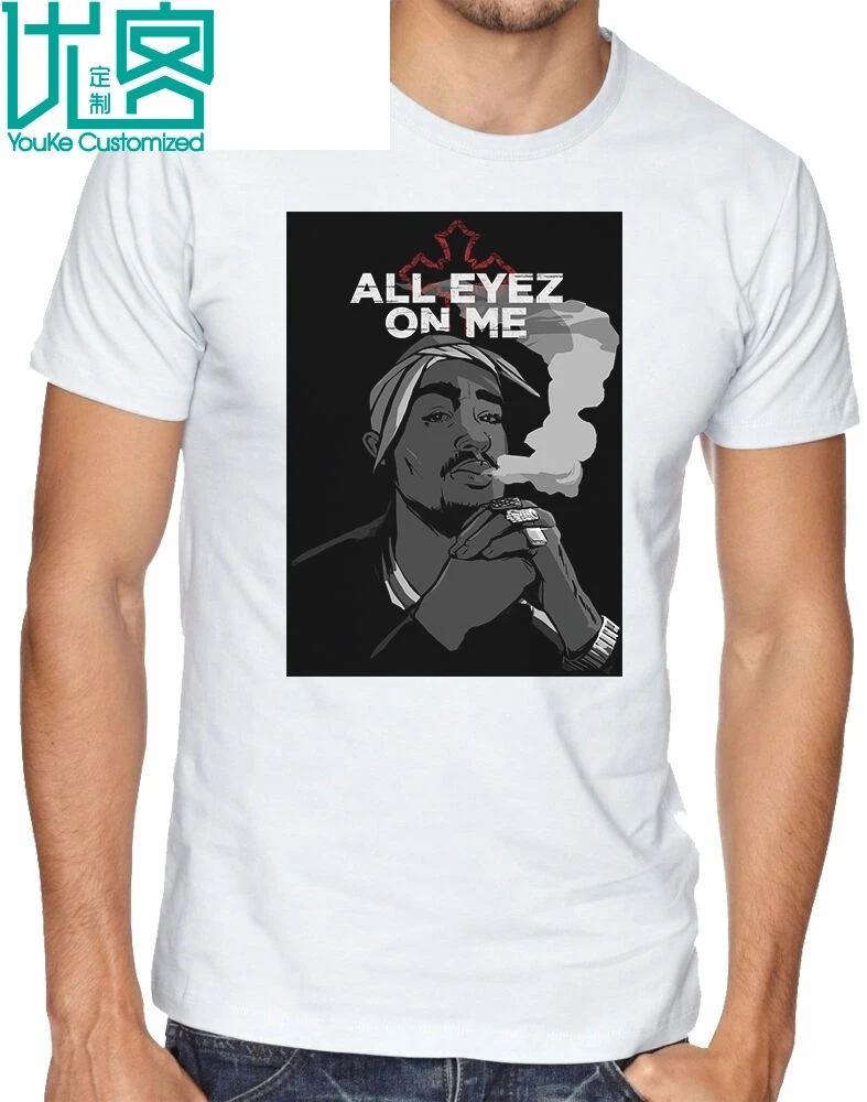 All Eyez On Me 2pac Tupac Shakur Makaveli Rap Eyes Мужская футболка унисекс 695 2019 летняя с короткими