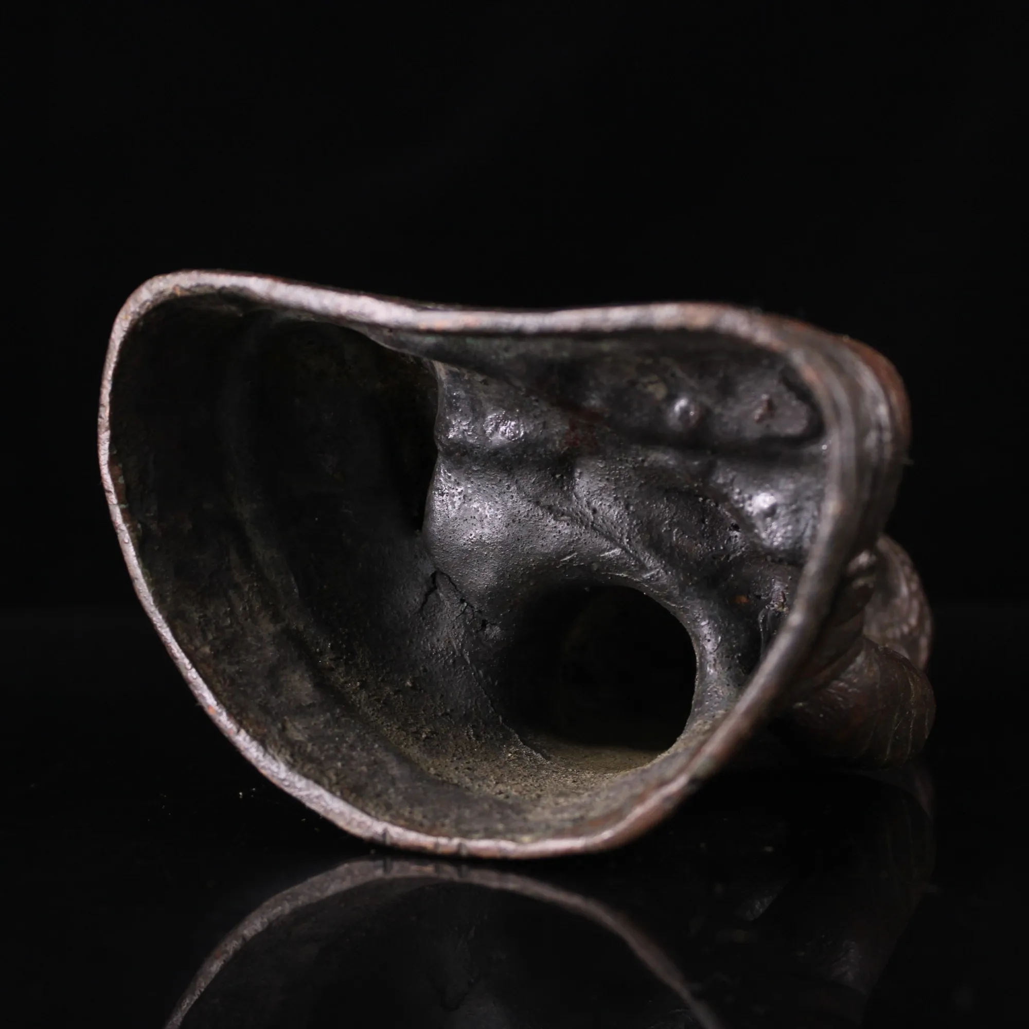 

LaoJunLu The Old Temple Collected Old Pure Copper And Hand-Made A Bronze Buddha Shakyamuni Imitation antique bronze