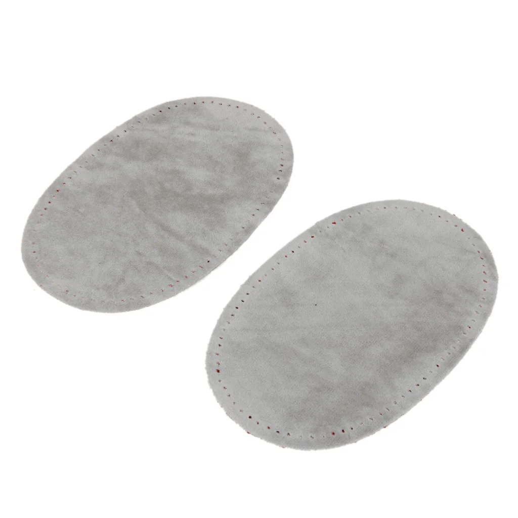 

3 Pair of Iron-on Patches, Oval Fabric Patch Elbow Sewing Repair