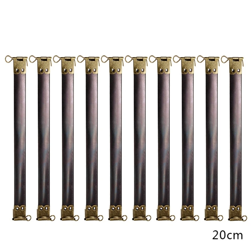 

10Pcs Metal Internal Flex Frame Vintage Bronze Kiss Clasp for DIY Craft Coin Purse Bag Wallet Sewing Making Accessories