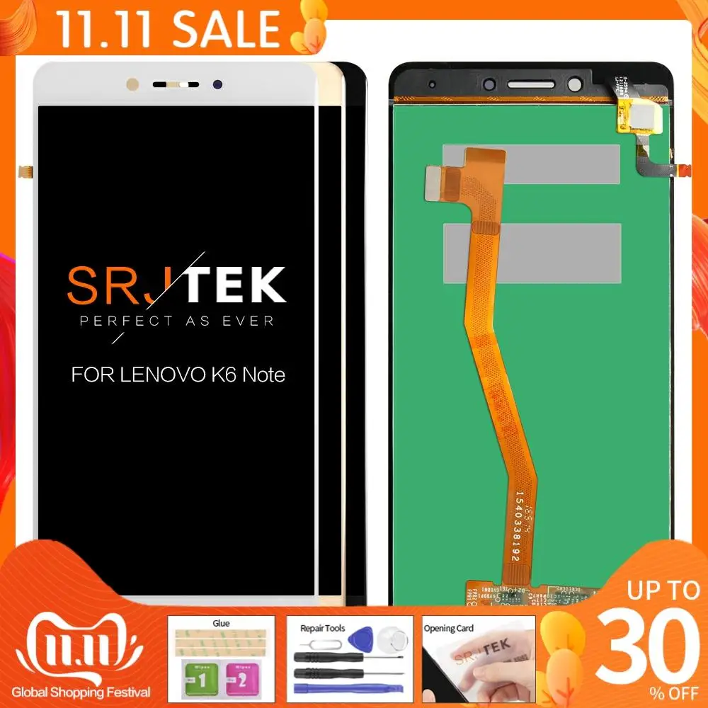 ЖК-дисплей для Lenovo Vibe K6 Plus сенсорная панель K53B36 K53B37 экран Note K53483 матрица в сборе