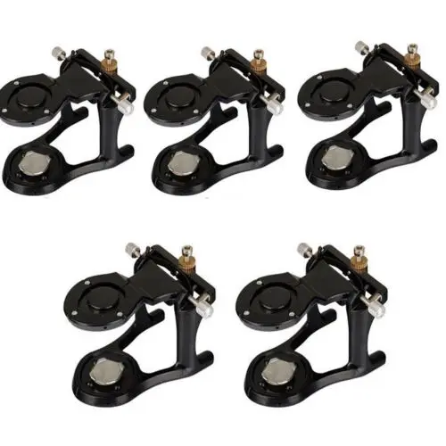 5Pcs Dental Lab Denture Magnetic Articulator Adjustable Dental Models Black Small Style