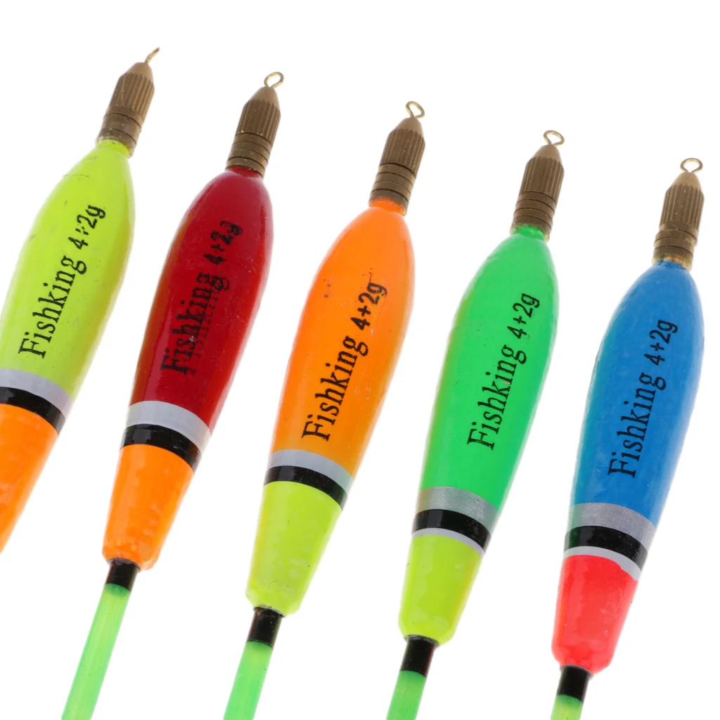 Набор рыболовных поплавков 5 шт. Высокочувствительный медный наконечник буй