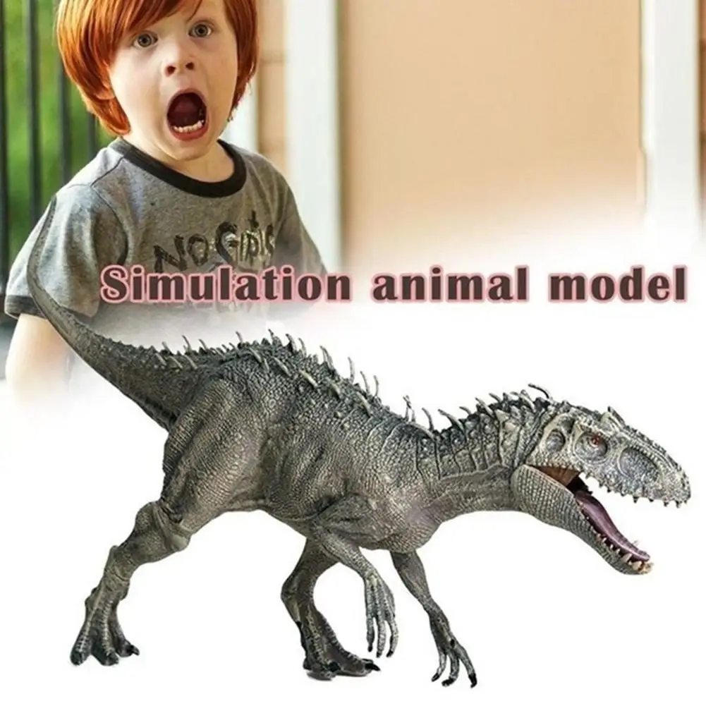 

In stock 1:35 nanmu triceratops heavy throw prehistoric dinosaurs animal model toy original color