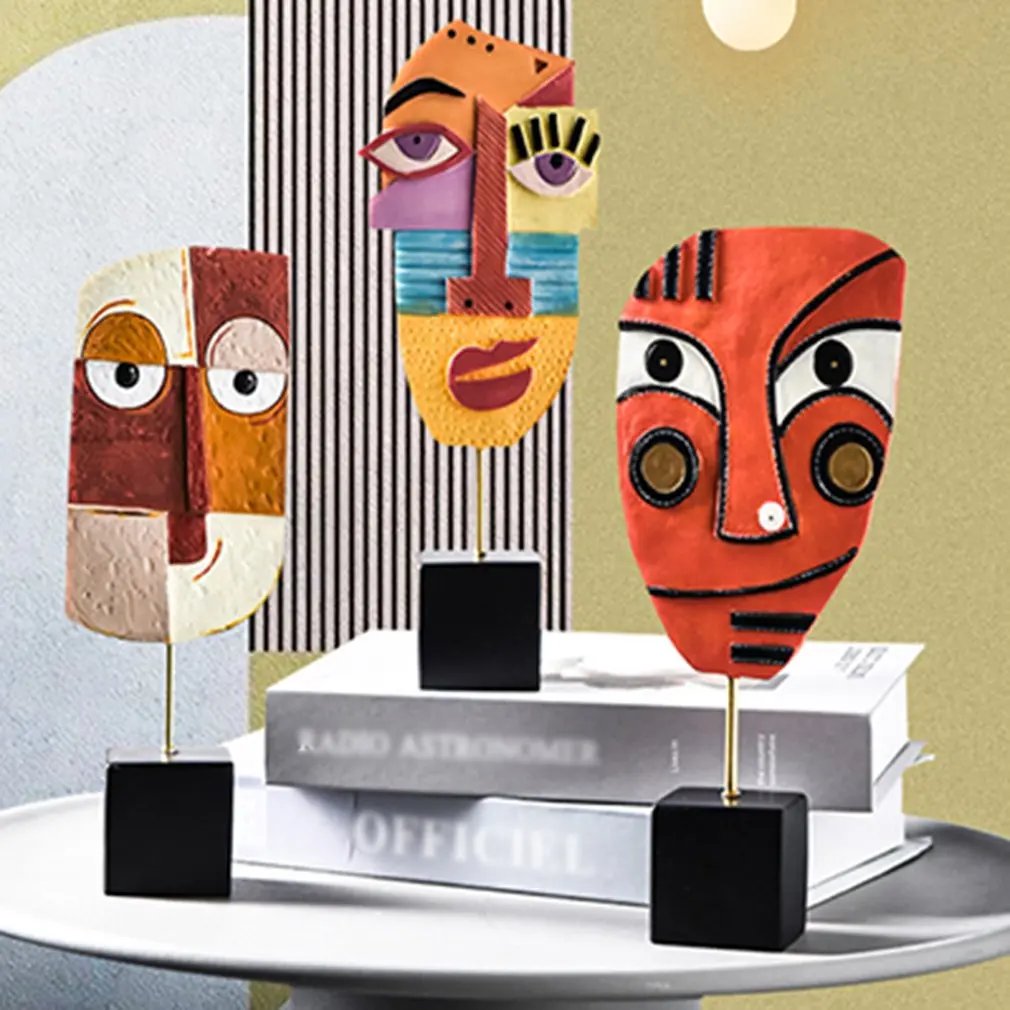 

Modern Resin Statue Sculpture Abstract Ornaments For Home Resin Art Desk Accessories Room Decor Resin Statues For Decoration