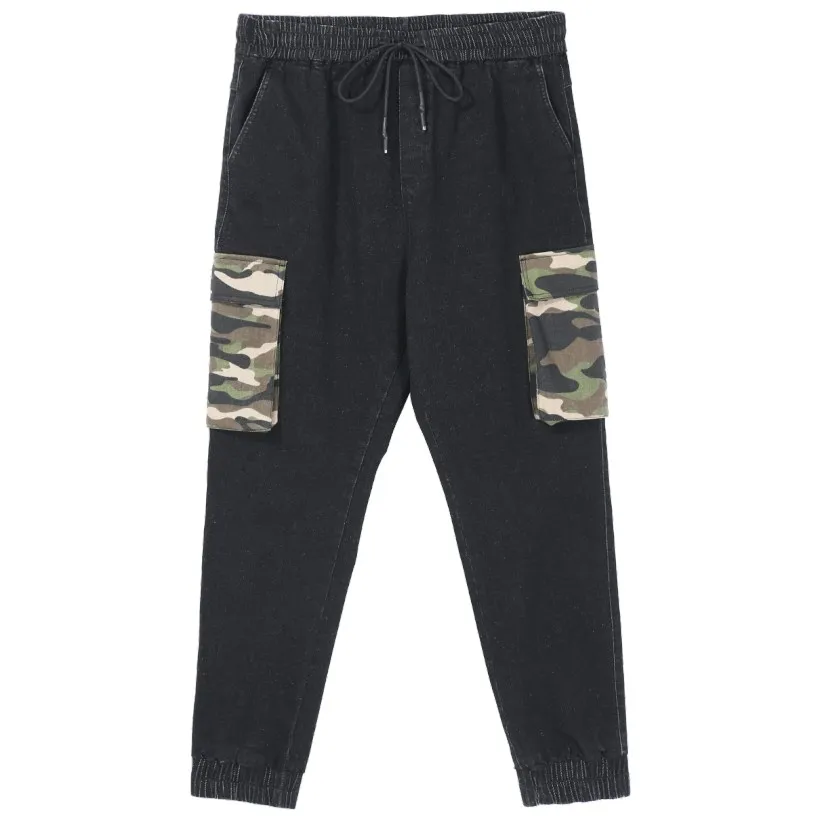 Jean Elastic Waist Slim Pinli Product Made 2019 Winter New Men's Cultivate Morality And Feet Stitching Cowboy Pants B194216361 | Мужская