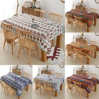 extra thick linen cotton tablecloth retangular boho traditional style tablecloths ktchen dinning wedding party decor table cover