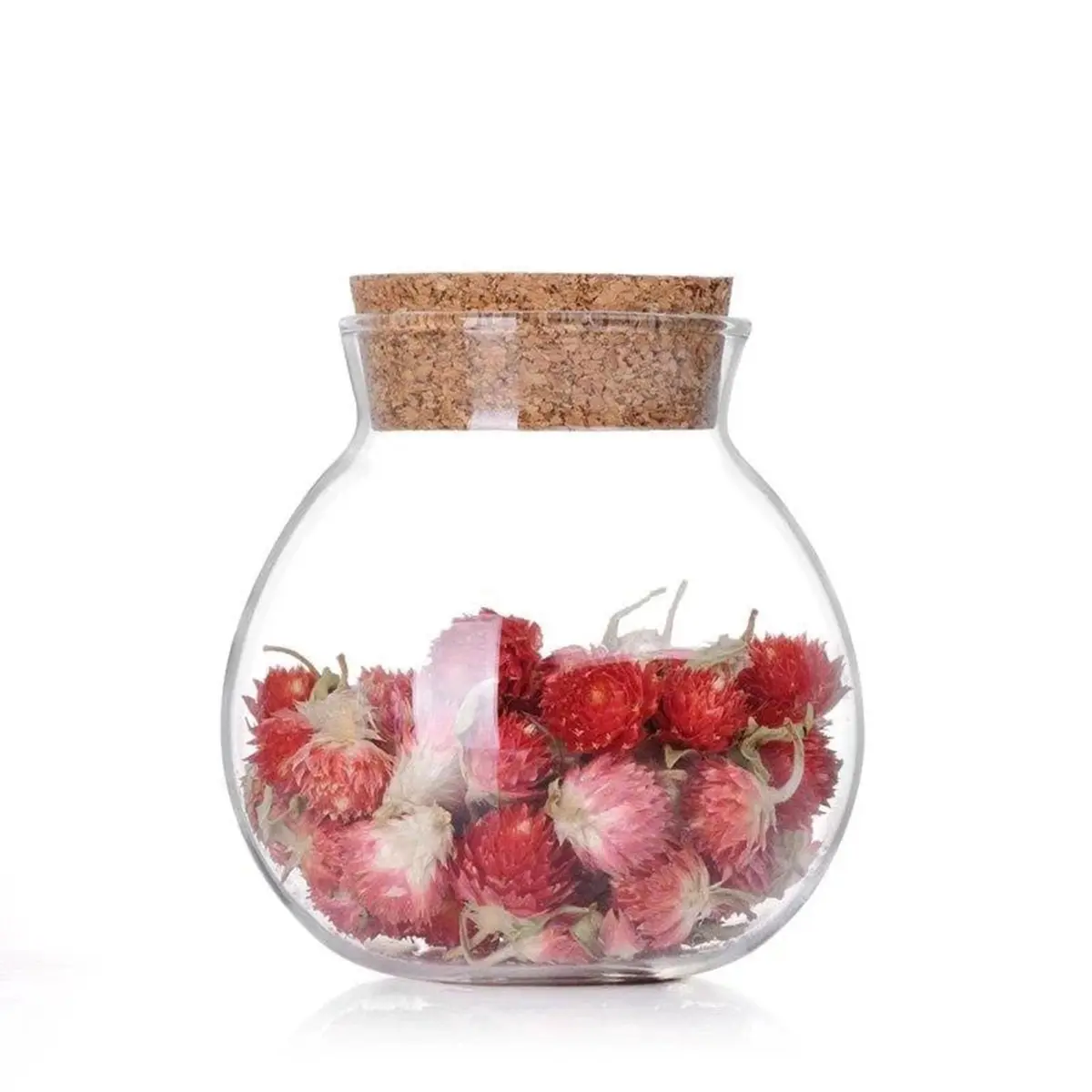 

500Ml Sealed Coffee Storage Tank Glass Jars Mason Jar Transparent Storage Can Cork Stopper Bottle Small Glass Bottle Containers