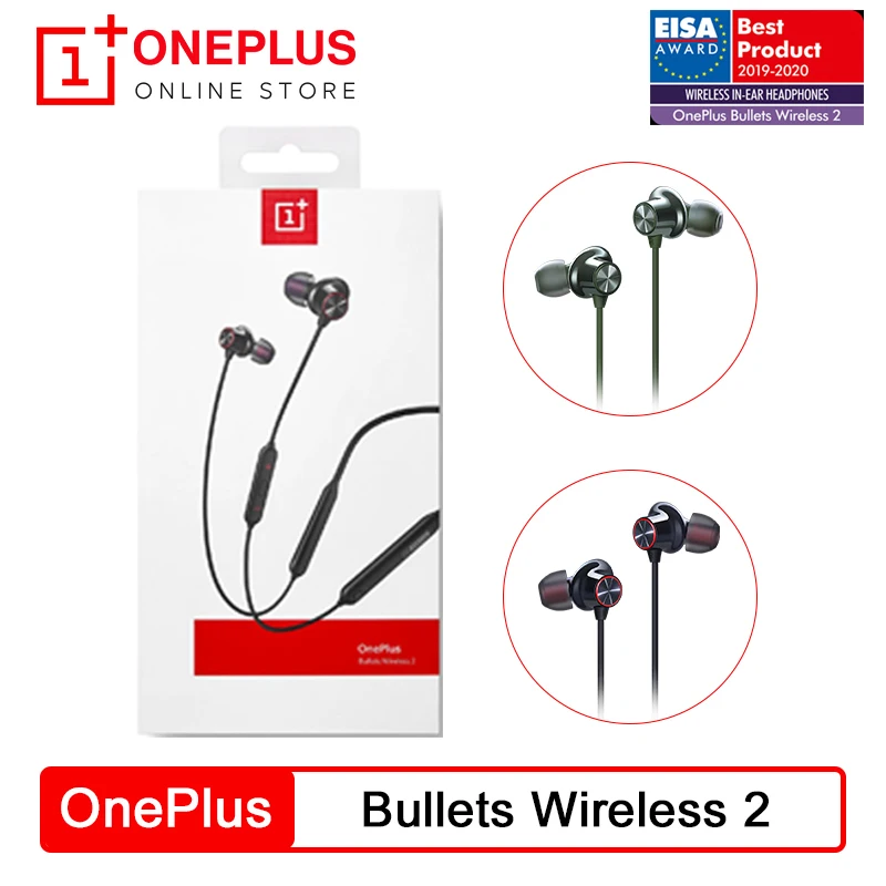 OnePlus пули беспроводные 2 наушники в ухо AptX Гибридный Магнитный контроль Google Assistant
