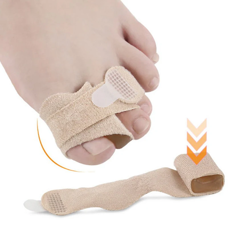 

2Pcs Silicone Bandage Foot Care Gel Bunion Protector Toe Separators Straightener Correctors Hallux Valgus Correction
