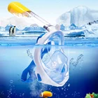 Новинка 2020, комплект противотуманной маски для подводного плавания с аквалангом, респираторные маски на все лицо для дайвинга, безопасное и водонепроницаемое оборудование для плавания