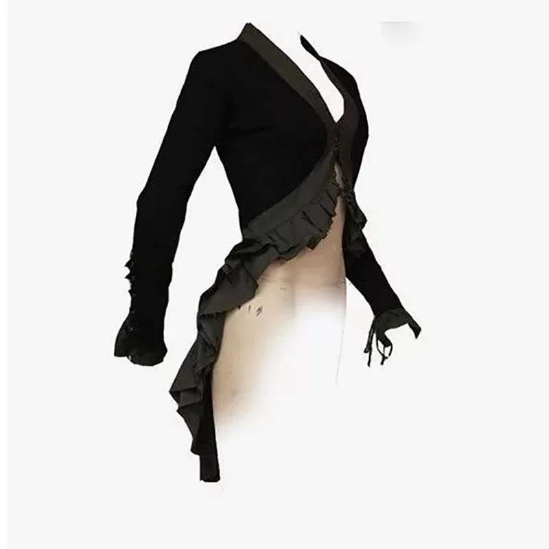 Для взрослых для женщин в винтажном стиле Цвет Черный В викторианском смокинг