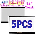 5 шт., сенсорный дигитайзер для ноутбуков HP Pavilion X360 14-CD 14CD 14 CD