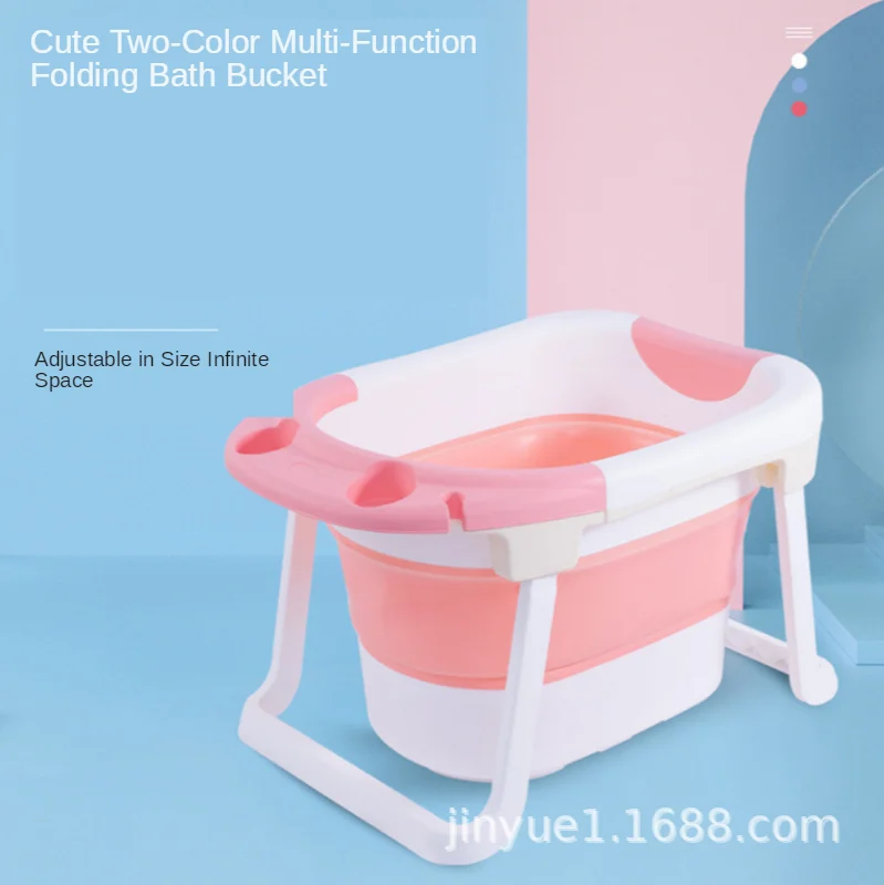 

Hot Selling Thickening Increase Adult Bath Barrel Folding Bathtub Children Swimming Plastic Bath Barrel Bath Barrel Tub Can Sit