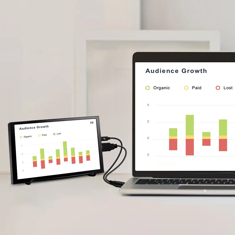 Elecrow Raspberry Pi 8 дюймовый HD портативный монитор 1280x800P двойной динамик экран дюймов ЖК