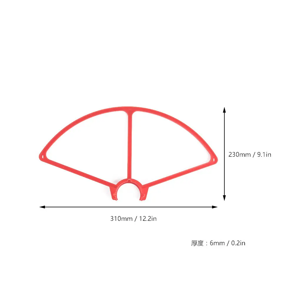 

Red Plastic 4K Prop Blade Propeller Guard for YUNEEC Q500 Quadcopter