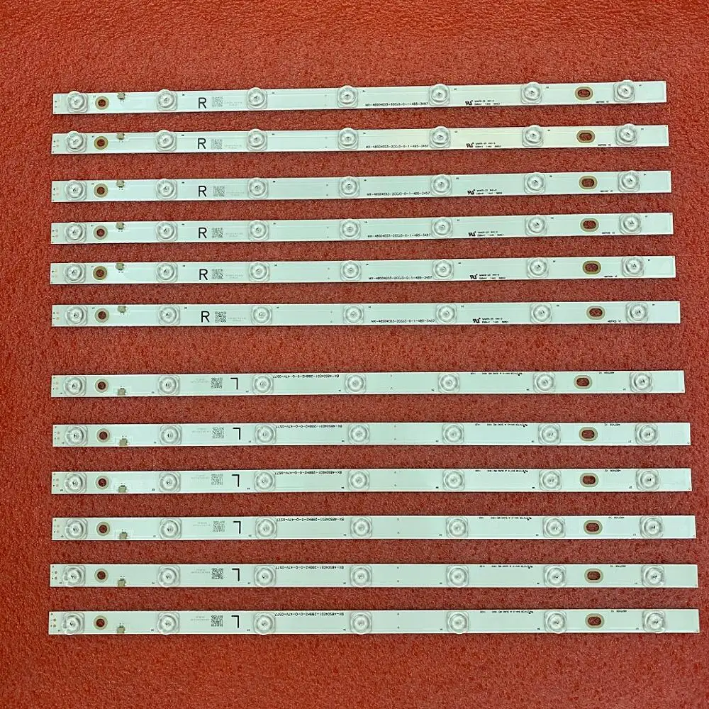 Партиями по 5 комплектов = 60 шт. светодиодный подсветка полосы для TX-48AS640B TX-48AX630B