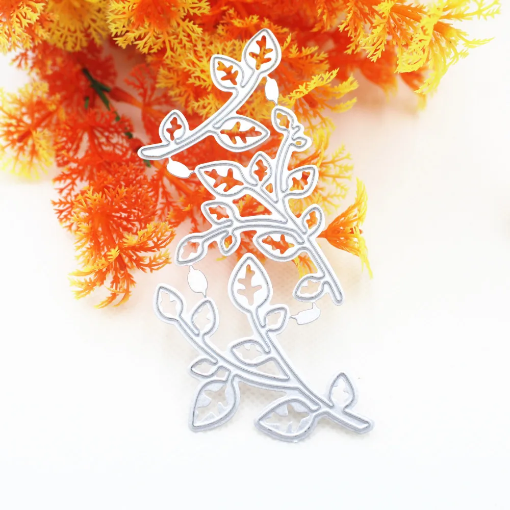 

Leaves Branches Metal Cutting Dies New Scrapbooking Card Making DIY Crafts Stencil New Die Cuts 2022