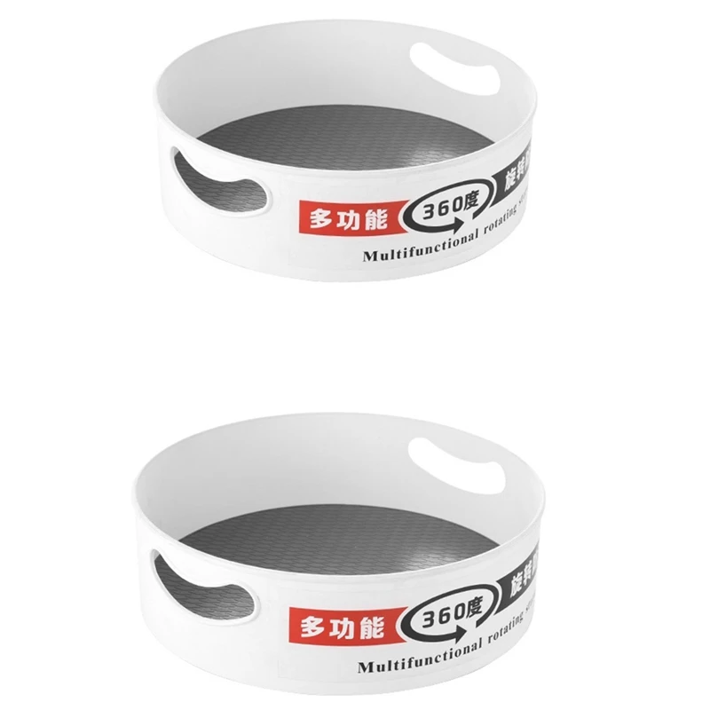 Глубокий пластиковый вращающийся контейнер для хранения кухни кладовой шкафа