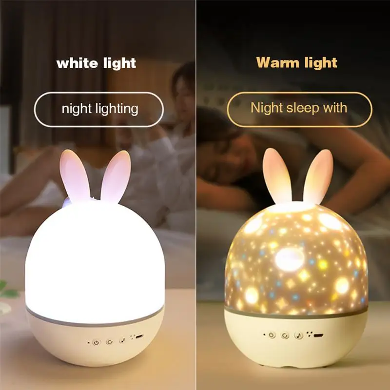 

Starry Sky Projector Music Night Light Remote Controller Romantic Projection Rotate LED Lamp Colorful Star Kids Baby Gift