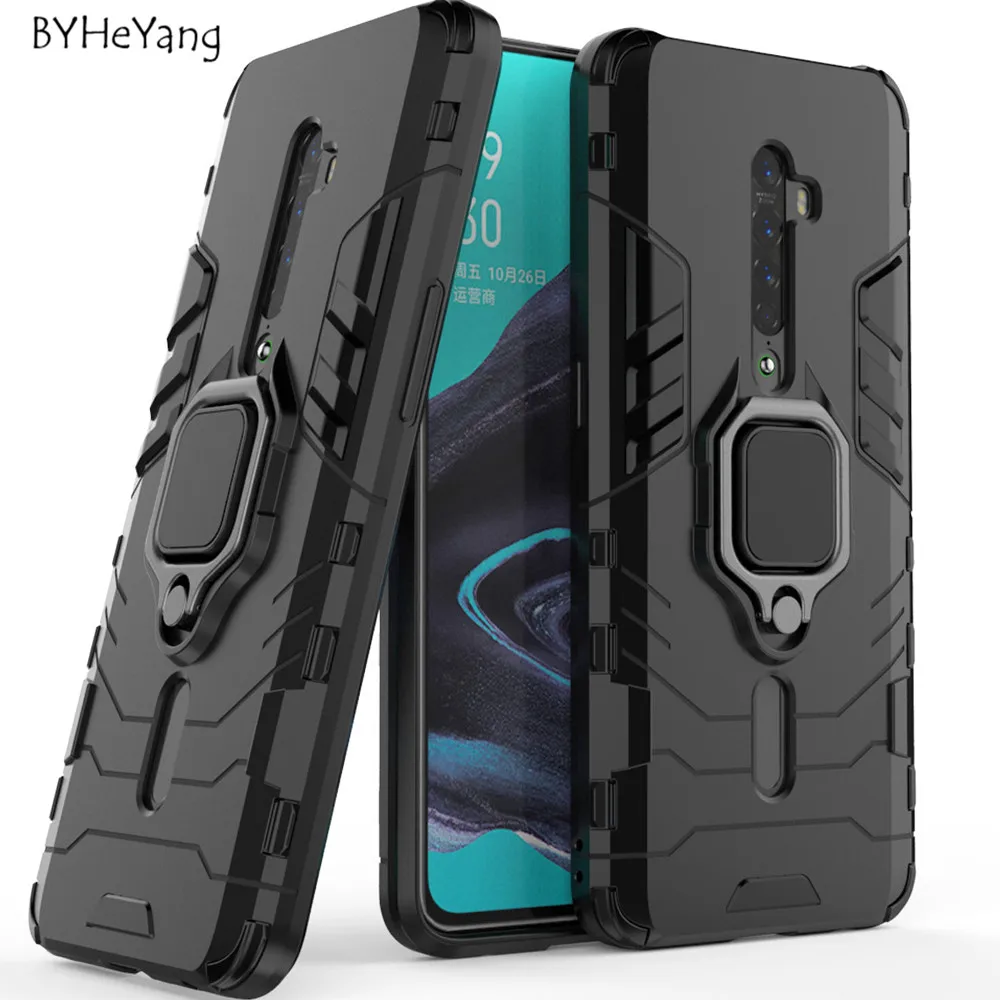 Чехол для OPPO Reno2 чехол Reno 2 подставка держатель металлическое кольцо Магнитная