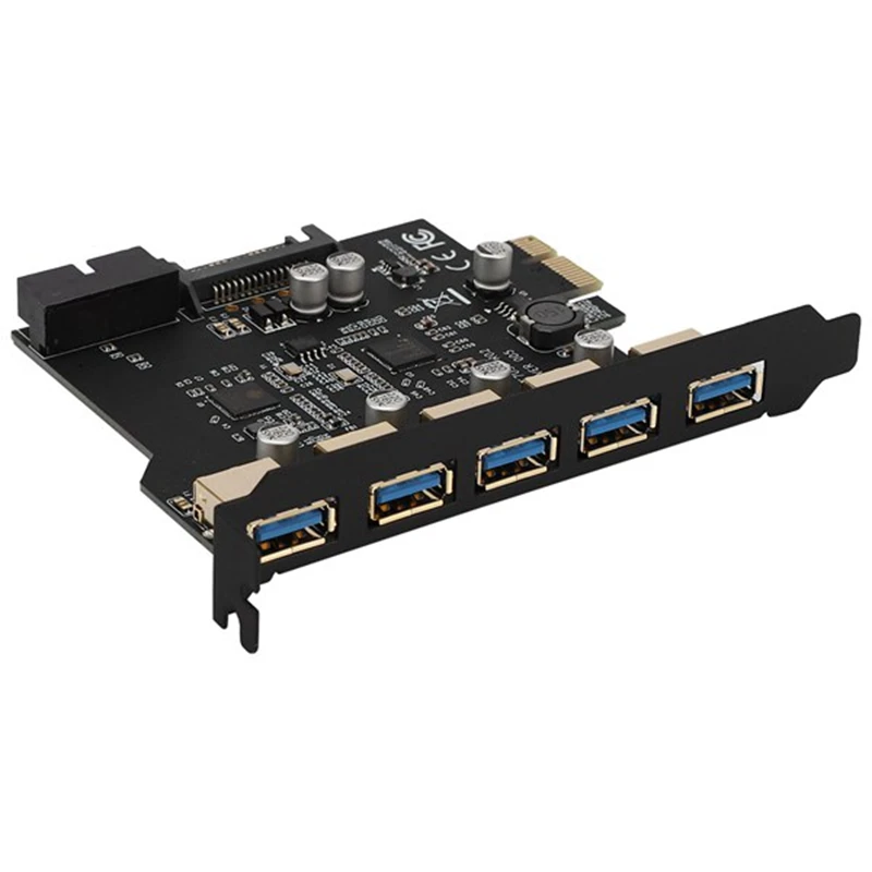 Скорость PCI E к USB 3 0 19 Pin 5 Порты и разъёмы Express карты расширения адаптер SATA 15Pin