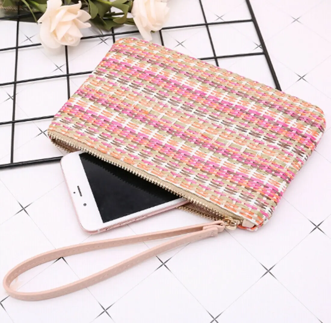 

Women's Clutch Bag Hand-woven Rattan Bag Bohemian Beach Bag 2020 HOT Fashion Straw Bag