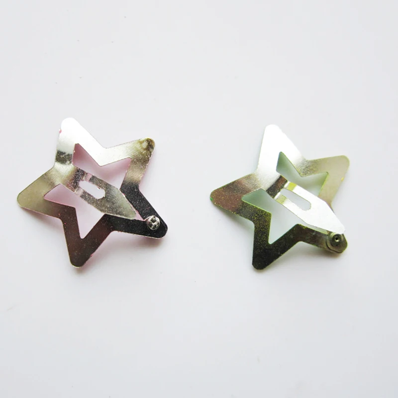 Заколка для волос металлическая в форме бабочки 12 шт./компл. |