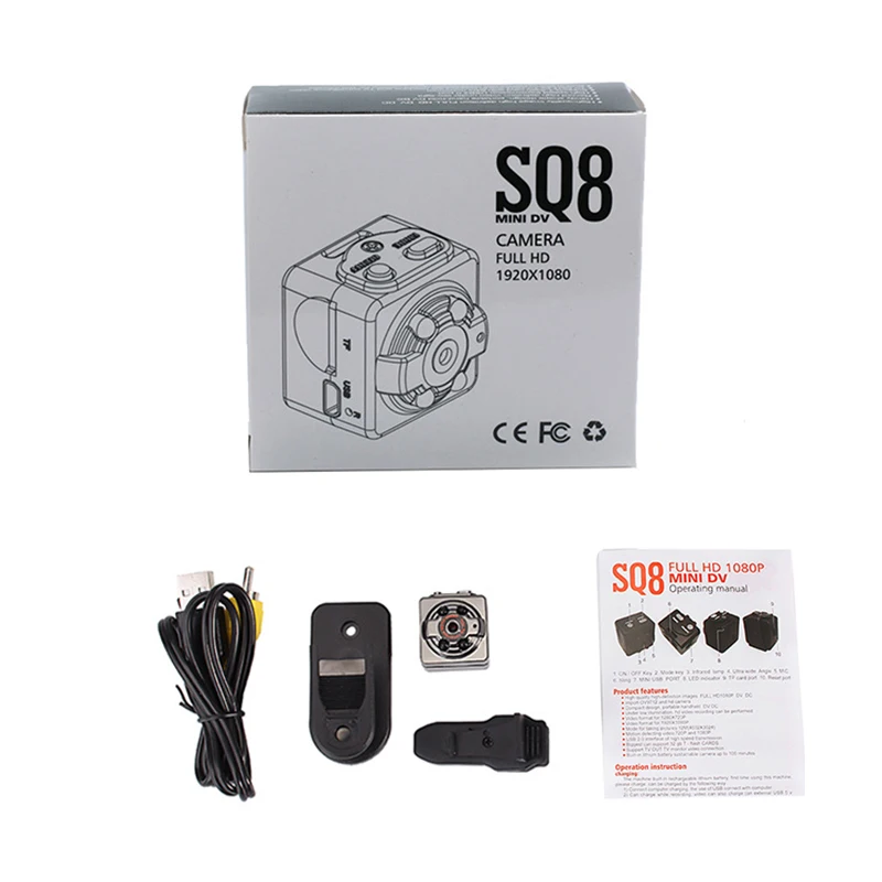 Мини камера HD 1080P видеокамера Спортивная цифровая инфракрасная с ночным видением