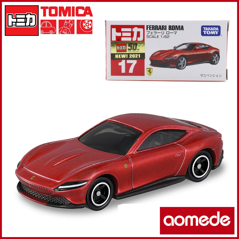

Автомобильные украшения TAKARA TOMY Tomica из сплава № 17 Ferrari Roma 1/62